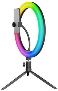 NATEC Lampa pierścieniowa NATEC Alfama RGB Ring Light 26 cm - Lampy studyjne - miniaturka - grafika 5