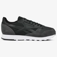 Buty sportowe męskie - Reebok CL Leather MO BS5146 czarny - miniaturka - grafika 1
