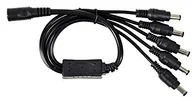Akcesoria do monitoringu - PNI 1 X 5 power splitter kabel do DVR i Überwachungskameras PTZSP - miniaturka - grafika 1