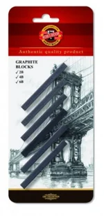 Koh I Noor Węgiel W Sztyfcie 4390/2B,4B,6B 7X7Mm - Kredki, ołówki, pastele i pisaki Koh I Noor Węgiel W Sztyfcie 4390/2B,4B,6B 7X7Mm - Kredki, ołówki, pastele i pisaki - miniaturka - grafika 3