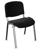 Fotele i krzesła biurowe - Nowy Styl Krzesło konferencyjne stelaż chrom ISO - miniaturka - grafika 1