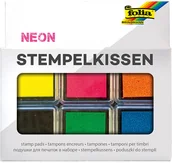 Zabawki kreatywne - Folia Kolorowe poduszeczki (6 szt.) do tuszu - miniaturka - grafika 1