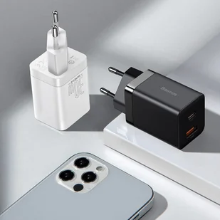 Baseus Super Si Pro szybka ładowarka USB / USB Typ C 30W Power Delivery Quick Charge biały CCSUPP-E02 - Ładowarki do telefonów - miniaturka - grafika 20