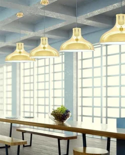 Lumina Deco Deco LAMPA WISZĄCA ZŁOTA CORRADO - Lampy sufitowe - miniaturka - grafika 5