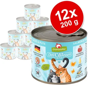 GranataPet Pakiet DeliCatessen 12 x 200 g Pakiet mieszany III bez ryby) - Mokra karma dla kotów - miniaturka - grafika 2