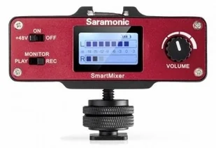 Saramonic Adapter audio SmartMixer do smartphonów z uchwytem i mikrofonami 70308 - Kamery cyfrowe - akcesoria - miniaturka - grafika 4