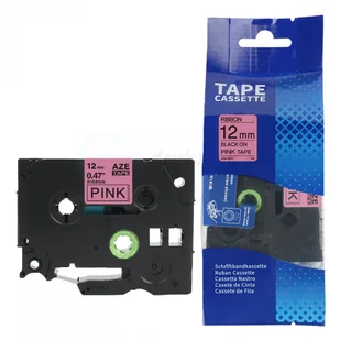 Brother strefadrukarek.pl Taśma TZe-RE31 wstążka ozdobna 12mm x 4m jasno różowa czarny nadruk - zamiennik| OSZCZĘDZAJ DO 80% - ZADZWOŃ! 730811399 PROMOCJA! TZE-RE31 - Etykiety do drukarek - miniaturka - grafika 3