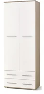 Regały - Halmar regał kolor dąb sonoma / biały LIMA REG2 - miniaturka - grafika 1