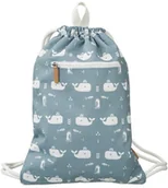 Plecaki szkolne i tornistry - FRESK Fresk Plecak worek Wieloryb niebieski - miniaturka - grafika 1