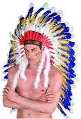 Dodatki do strojów karnawałowych - Boland Pióropusz party "Indiański Wódz", BOLAND 44131 - miniaturka - grafika 1