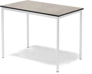 AJ Produkty Stół SONITUS, 1200x800x900 mm, linoleum jasnoszary, biały - Meble do szkół i przedszkoli AJ Produkty Stół SONITUS, 1200x800x900 mm, linoleum jasnoszary, biały - Meble do szkół i przedszkoli - miniaturka - grafika 1