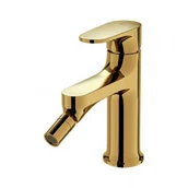 Baterie bidetowe - Cersanit CERSANI S951-289 BATERIA BIDETOWA SZTORCOWA INVERTO 1 UCHW ZŁOTY +UCHW ZŁOTY - miniaturka - grafika 1