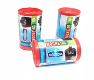 Worki na śmieci - Mocne Worki Na Śmieci 60L Czerwone Proekolog 50szt - miniaturka - grafika 1