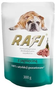 Rafi Pies Jagnięcina saszetka 300g - Mokra karma dla psów - miniaturka - grafika 3