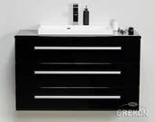 Szafki łazienkowe - Gante Szafka wisząca z umywalką 100/39/3 FKS seria Fokus C FKS-C-U100/39/3 FKS LIZ - miniaturka - grafika 1