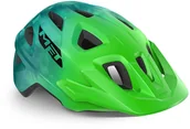 Kaski rowerowe - MET Eldar Kask rowerowy Dzieci, zielony One Size | 52-57cm 2022 Kaski dla dzieci 57002512 - miniaturka - grafika 1