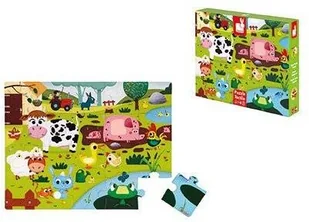 Janod Puzzle sensoryczne 20 elementów Farma J02772 - Puzzle - miniaturka - grafika 5
