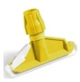 Miotły, szufle, mopy - TTS uchwyt do mopa sznurkowego - żółty - miniaturka - grafika 1
