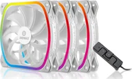 Wentylatory komputerowe - Enermax Wentylator  Enermax SquA RGB White 3 Pack 120x120 UCSQARGB12P-W-BP3 UCSQARGB12P-W-BP3 - miniaturka - grafika 1