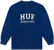 Koszulki męskie - HUF t-shirt HUF DRAFT ACID WASH LS TEE Insignia Blue - miniaturka - grafika 1
