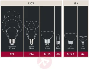 Paulmann reflektor LED GU10 6W 350lm dim to warm - Żarówki LED - miniaturka - grafika 4