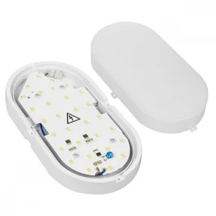 Maclean Lampa LED ścienno sufitowa MCE341 W 1100lm 15W IP54 Energy kolor biały, kolor barwowy naturalny biały (4000K) - Gniazdka elektryczne - miniaturka - grafika 6