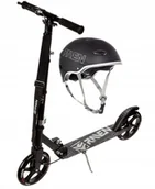 Hulajnogi - Hulajnoga Raven Straight Black z hamulcem + kask - miniaturka - grafika 1