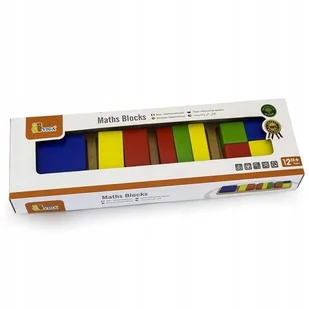 Viga Toys Drewniana Układanka Viga Klocki Matematyczne Ułamki 11 Elementów STREFADZIECIAKOW.PL 58653 - Zabawki interaktywne dla dzieci - miniaturka - grafika 7