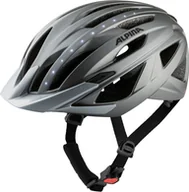 Kaski rowerowe - Alpina Haga LED Kask, srebrny 58-63cm 2022 Kaski rowerowe 9747531 - miniaturka - grafika 1