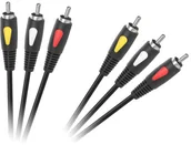 Kable - CABLETECH KPO4002-3.0 Kabel 3RCA-3RCA 3.0m Eco-Line LEC-KPO4002-3.0 - miniaturka - grafika 1