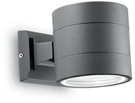 Lampy ogrodowe - Ideal Lux Kinkiet SNIF ROUND AP1 ANTRACITE 061467 - miniaturka - grafika 1