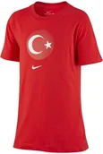 Piłka nożna - Nike T-shirt piłkarski dla dużych dzieci Turcja - Czerwony - miniaturka - grafika 1