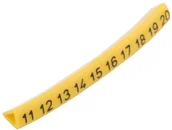 Inne akcesoria elektryczne - Ergom Oznacznik przewodów OZ-1/11-20 żółty E04ZP-01020201200 100szt.) 01020201200 - miniaturka - grafika 1