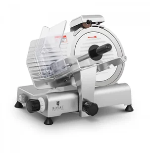 Royal Catering Krajalnica - 250 mm - do 8 mm - wbudowana ostrzałka 10011406 RCAM-250E - Krajalnice gastronomiczne - miniaturka - grafika 2