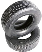 Zabawki zdalnie sterowane - Tamiya 56528 - 1:14 opony ciężarówkowe 2 twarde, pojazd, 30 mm 56528 - miniaturka - grafika 1