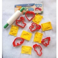 Masy plastyczne - Jovi Zestaw foremek do mas plastycznych JOVI 7/6R - miniaturka - grafika 1