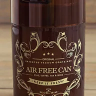 Pojemniki kuchenne - Espresso Gear Pojemnik próżniowy do przechowywania kawy lub herbaty pojemność 500 g  brązowy - miniaturka - grafika 1