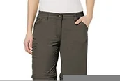 Spodnie narciarskie - Vaude spodnie damskie Women's farley Zip off Pants IV, rozmiar krótki, brązowy 03873 - miniaturka - grafika 1