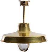 Lampy ogrodowe - Zumaline Sufitowa LAMPA zewnętrzna A777KSZ Zumaline industrialna OPRAWA mosiężna outdoor IP44 mosiądz przezroczysta A777KSZ - miniaturka - grafika 1