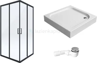 Deante Funkia kabina z brodzikiem lpzestaw1821 - Kabiny prysznicowe Deante Funkia kabina z brodzikiem lpzestaw1821 - Kabiny prysznicowe - miniaturka - grafika 1