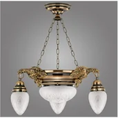 Lampy sufitowe - Kemar Kemar OW30/P - Żyrandol OURO EAGLE 3xE27/60W + 1xE27/100W/230V - miniaturka - grafika 1