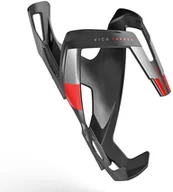 Koszyki rowerowe - ELITE koszyk na bidon Vico Carbon czarno- czerwony mat - miniaturka - grafika 1
