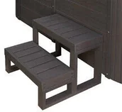 Akcesoria do basenów - Beauty System Schodki do jacuzzi - szare STAIRS/GREY - miniaturka - grafika 1