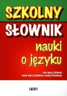 Słowniki języków obcych - Rea Szkolny słownik nauki o języku - Jan Malczewski, Lidia Malczewska-Garsztkowiak - miniaturka - grafika 1
