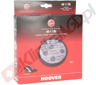 Hoover 35601325 S115 zakrzywiony filtr hepa, plastik, mieszany 35601325 - Akcesoria do odkurzaczy - miniaturka - grafika 2