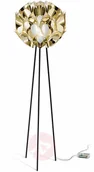 Lampy stojące - Slamp Czarująca lampa stojąca FLORA, złota - miniaturka - grafika 1