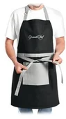 Fartuchy i rękawice kuchenne - Tescoma Fartuch kuchenny GrandCHEF, czarny 428848-45 - miniaturka - grafika 1