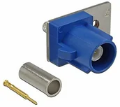 Kable - Delock FAKRA pin sprężynowy do zaciskania 1 nacięty otwór 89743 - miniaturka - grafika 1