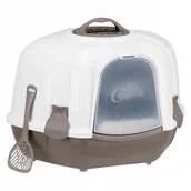 Kuwety dla kotów - Trixie 40359 Kuweta Kryta intymna narożna Maro XXL - miniaturka - grafika 1