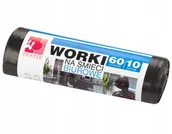 Worki na śmieci - Worki Na Śmieci Biurowe 60 Litrów 10 Sztuk Ldpe - miniaturka - grafika 1
